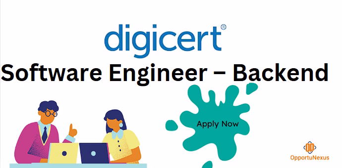 Software Engineer – Backend focus keyword
