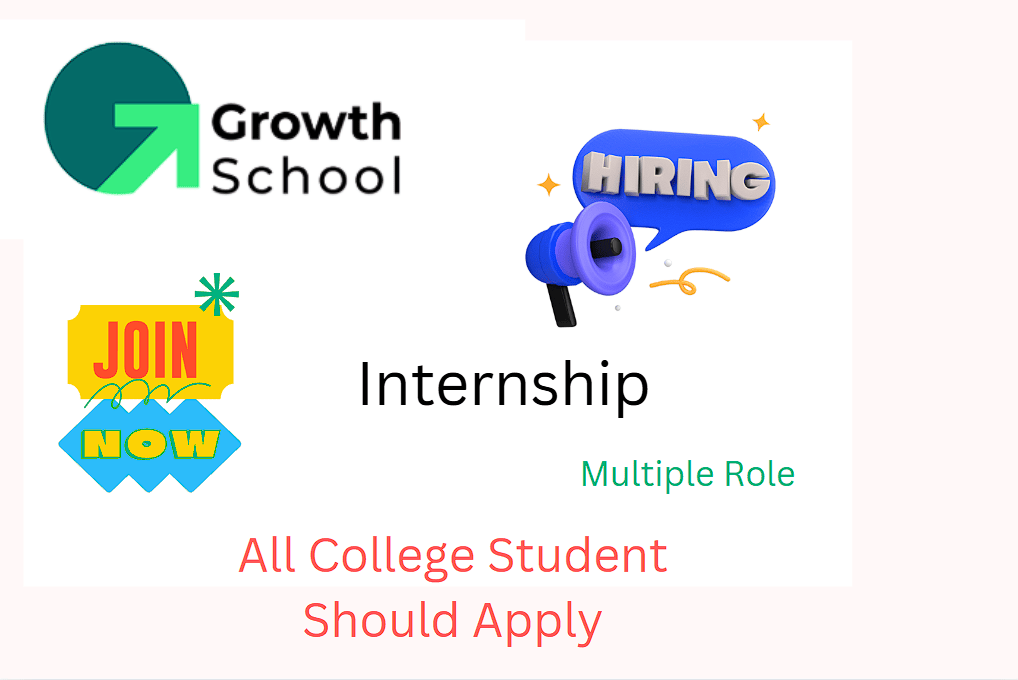 a close up of a logo Internship at GrowthSchool