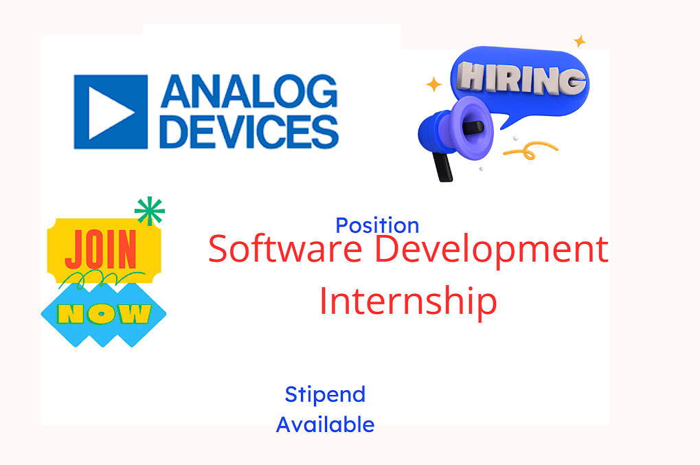 Software Development Internship at Analog Devices