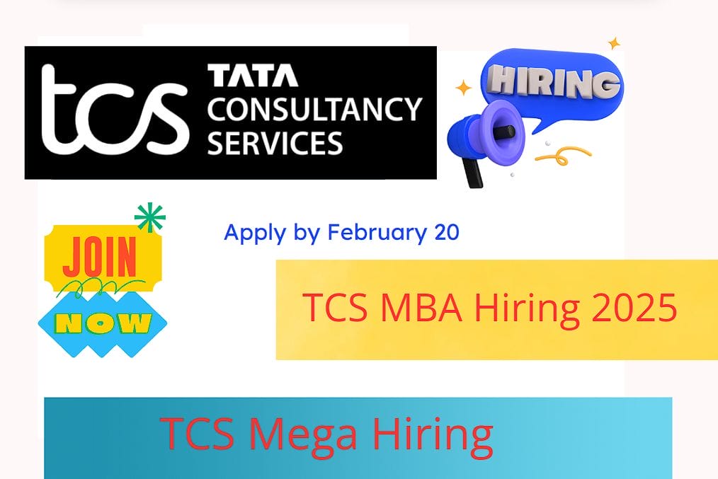 TCS MBA Hiring 2025