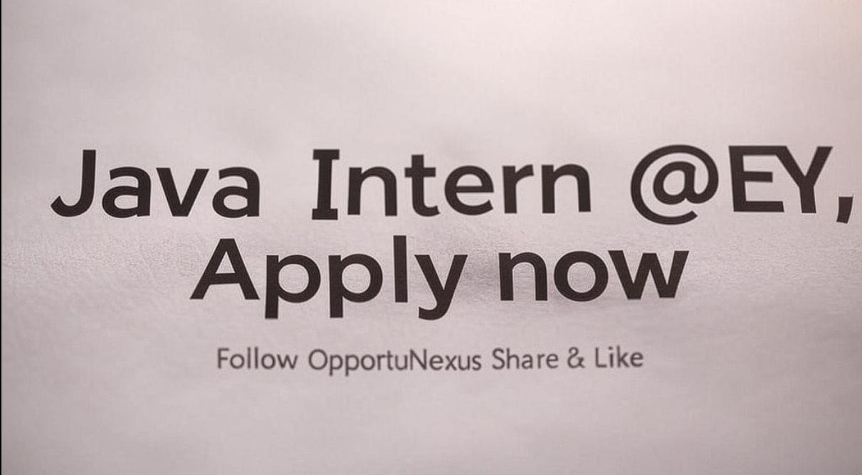 Java Intern at ey image