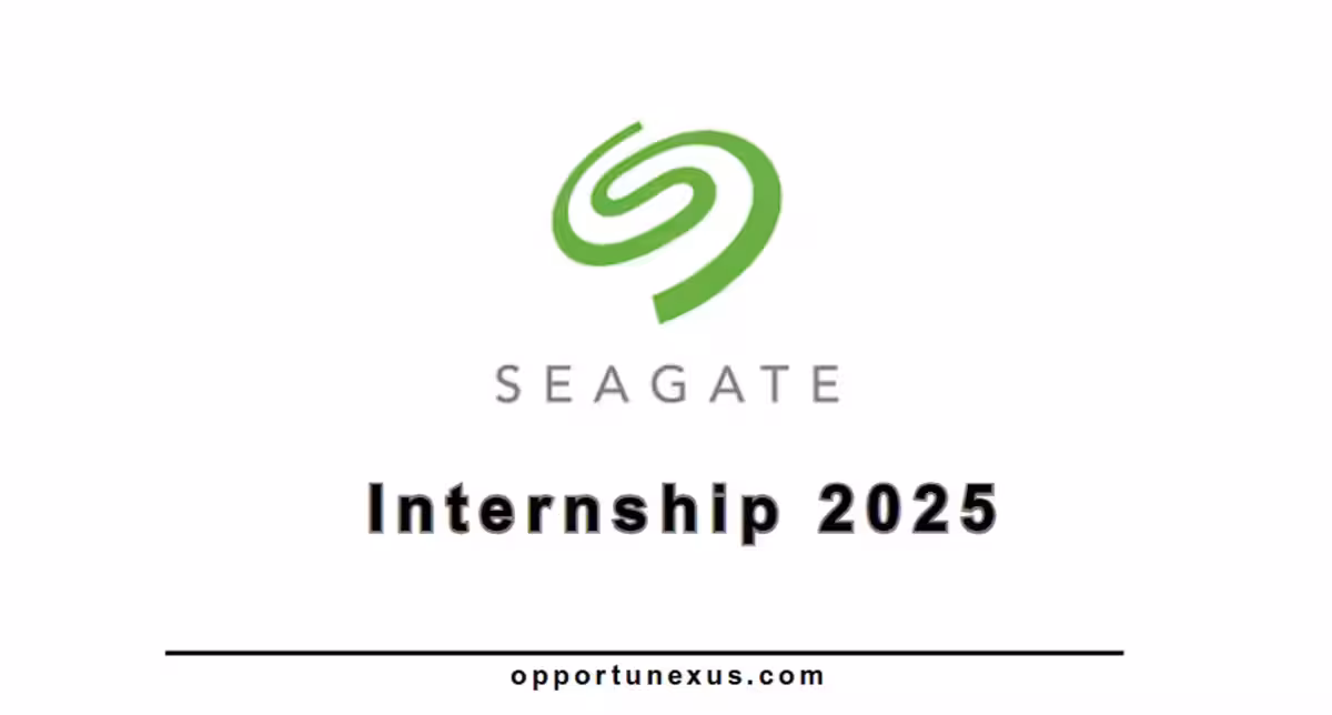 Machine Learning Internship at Seagate 2025: Apply Now for Gen AI Role in Pune