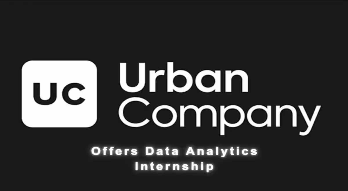 Urban Company Offers Data Analytics Internship 2025 For College Students