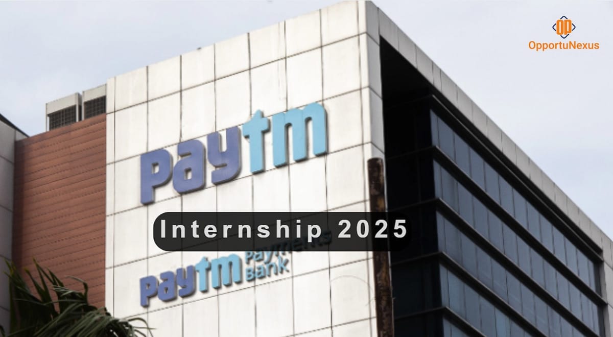 Android Developer Internship at Paytm Stipend Up to ₹25,000month