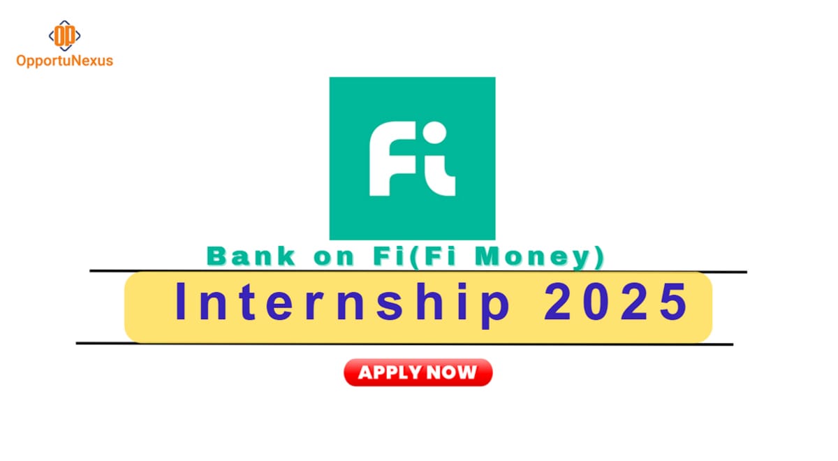 Fi Money Internship 2025: ₹41K/Month Stipend in Bengaluru