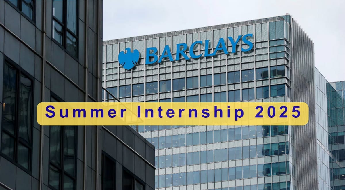 Barclays Internship 2026 – Technology Developer Summer Programme in Singapore