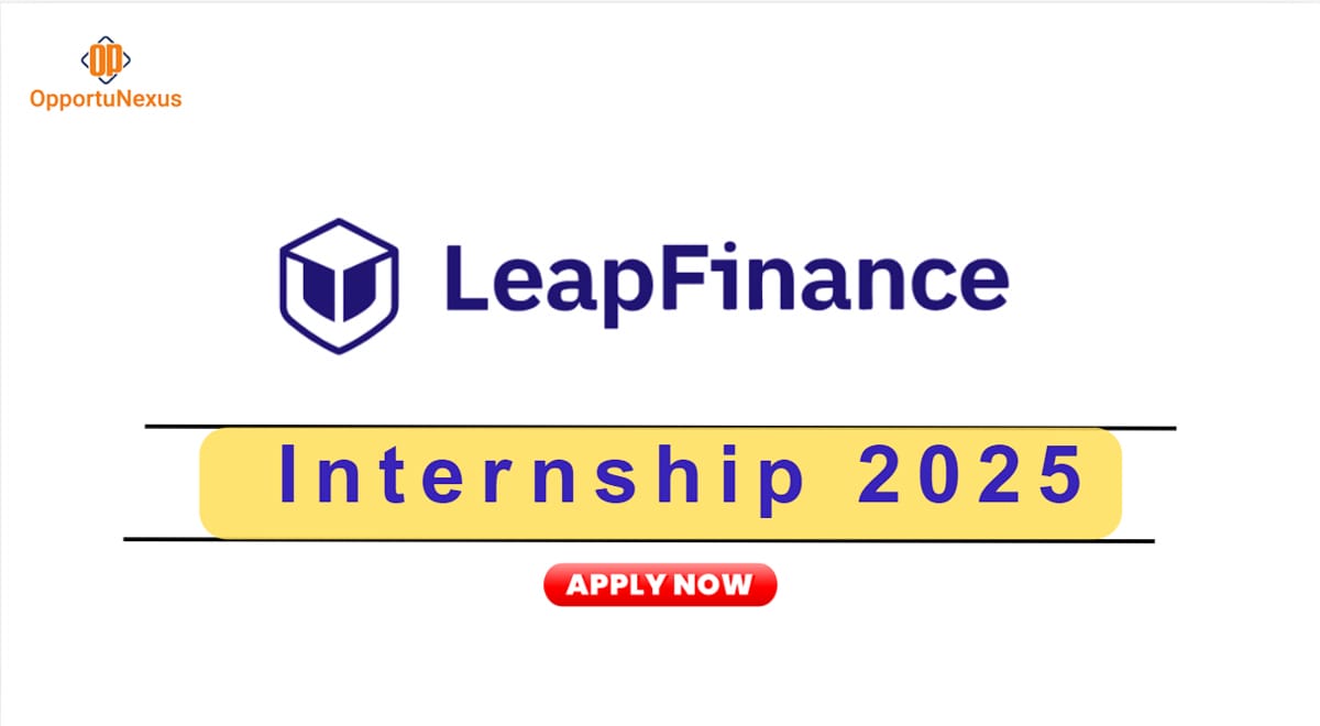 Leap Finance Internship 2025 – Product Intern Roles Now Open in Bengaluru