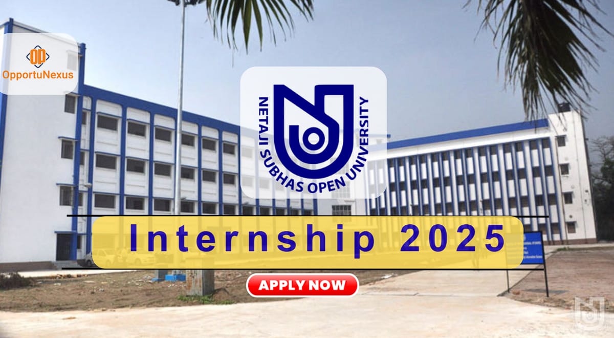 NSOU Summer Internship 2025  Eligibility, Application & Stipend
